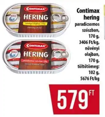 Coop Contimax Hering ajánlat