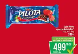 Coop Győri Pilóta epres piskótatallér ajánlat