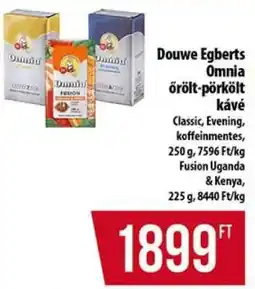 Coop Douwe Egberts Omnia őrölt-pörkölt kávé ajánlat