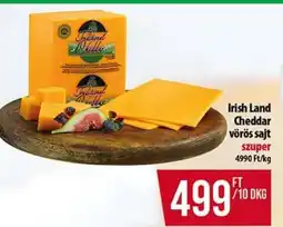Coop Irish Land cheddar vörös sajt ajánlat