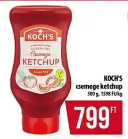 Coop Koch's csemege ketchup ajánlat