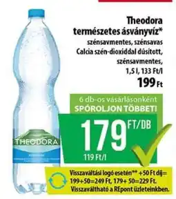 Coop Theodora természetes ásványvíz ajánlat