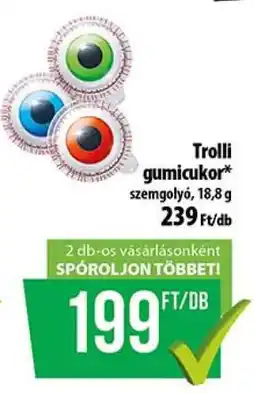 Coop Trolli gumicukor szemgolyó ajánlat
