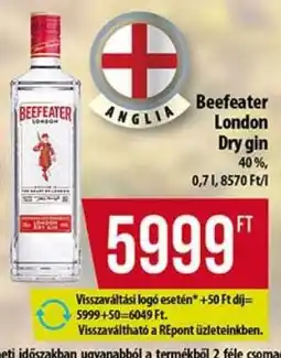Coop BEEFEATER London Dry gin ajánlat