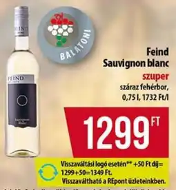 Coop FEIND SAUVIGNON BLANC ajánlat