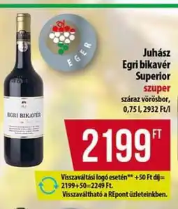 Coop JUHÁSZ Egri Bikavér Superior ajánlat