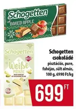 Coop Schogetten Csokoládé ajánlat