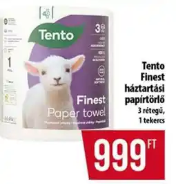 Coop Tento Finest háztartási papírtörlő ajánlat