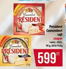 Coop Président Camembert sajt ajánlat