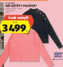 ALDI Női kötött pulóver ajánlat