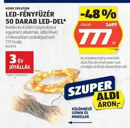 ALDI LED-FÉNYFŰZÉR 50 DARAB LED-DEL ajánlat