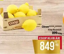 Coop Citrom ajánlat