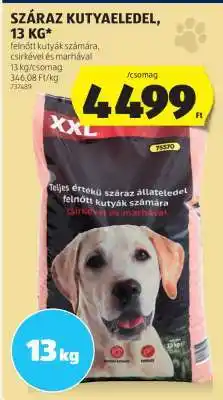 ALDI SZÁRAZ KUTYAELEDEL, 13 KG ajánlat