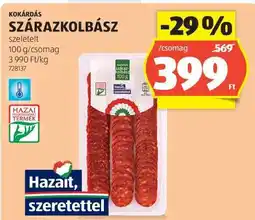 ALDI KOKÁRDÁS SZÁRAZKOLBÁSZ ajánlat