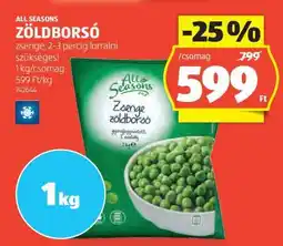 ALDI ALL SEASONS ZÖLDBORSÓ ajánlat