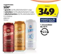 ALDI Staropramen sör ajánlat