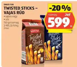 ALDI Snack Fun Twisted Sticks – Vajas Rúd ajánlat