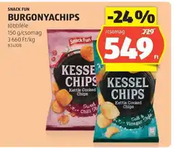 ALDI Snack Fun Burgonyachips ajánlat