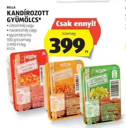 ALDI BELLA KANDÍROZOTT GYÜMÖLCS ajánlat