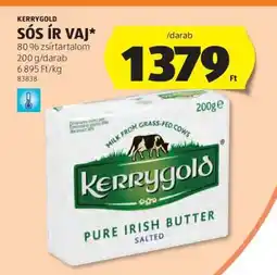 ALDI Kerrygold Sózott Ír Vaj ajánlat