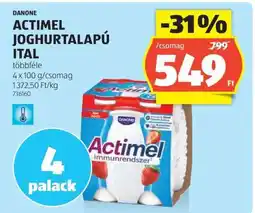 ALDI Danone Actimel joghurtalapú ital ajánlat