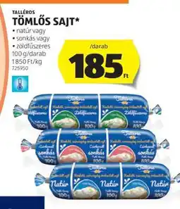 ALDI TALLÉROS TÖMLŐS SAJT ajánlat