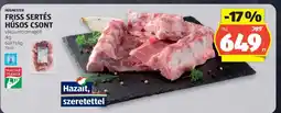 ALDI Friss, sertés húsos csont ajánlat