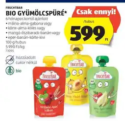 ALDI FRUCHTBAR BIO GYÜMÖLCSPÜRÉ ajánlat