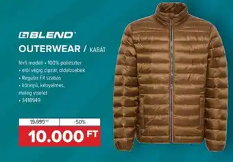 Hervis Blend Outerwear / kabát ajánlat