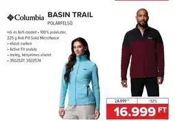 Hervis Columbia Basin trail polárfelső ajánlat