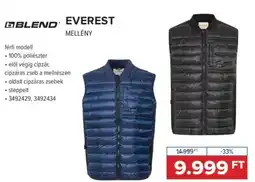 Hervis Blend Everest mellény ajánlat