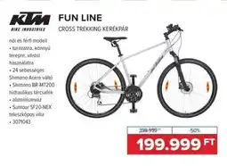 Hervis KTM Fun line Cross trekking kerékpár ajánlat