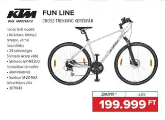 Hervis KTM Fun line Cross trekking kerékpár ajánlat