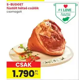 Spar Market S-BUDGET füstölt hátsó csülök ajánlat