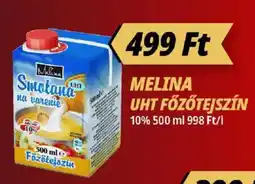 Príma Melina UHT főzőtejszín ajánlat