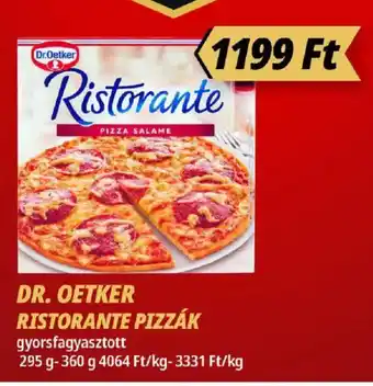 Dr. Oetker Ristorante pizzák