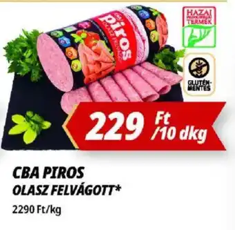 Príma Cba piros Olasz felvágott ajánlat