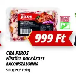 Príma Cba piros Füstölt, kockázott baconszalonna ajánlat