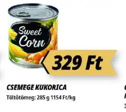 Príma Csemege kukorica ajánlat