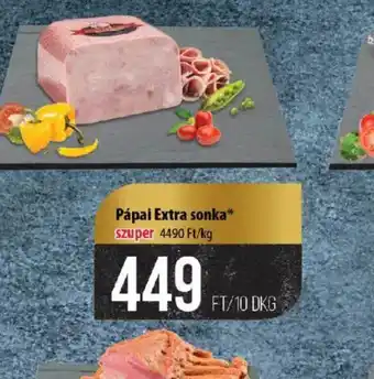 Coop Pápai Extra sonka ajánlat