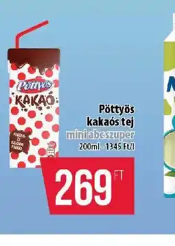 Coop Pöttyös kakaós tej ajánlat