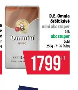 Coop D.E. Omnia őrölt kávé ajánlat