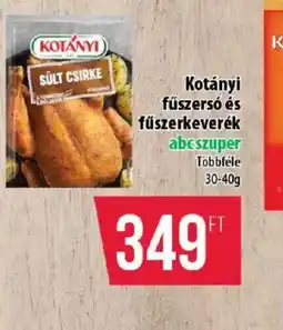 Coop Kotányi fűszersó i fűszerkeverék ajánlat