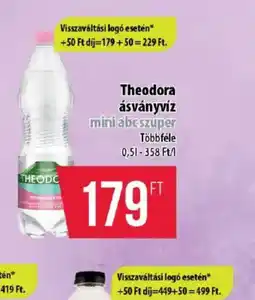 Coop Theodora ásványvíz ajánlat