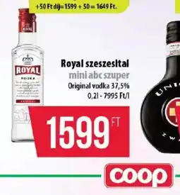 Coop Royal szeszesital ajánlat