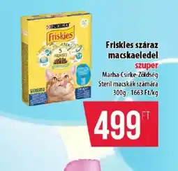 Coop Friskies száraz macskaeledel ajánlat