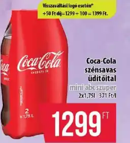Coop Coca-Cola szénsavas üdítőital ajánlat