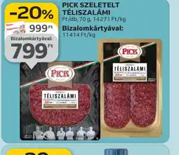 Auchan PICK SZELETELT TÉLISZALÁMI ajánlat