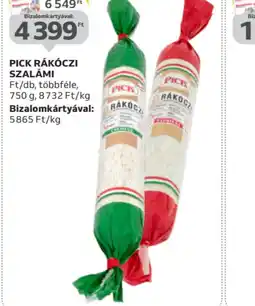 Auchan PICK RÁKOCZI SZALÁMI ajánlat