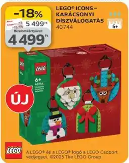 Auchan LEGO ICONS – KARÁCSONYI DÍSZVÁLOGATÁS ajánlat